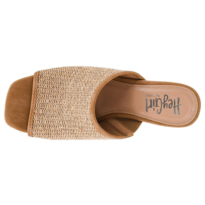 Corkys Footwear Women's Raffia Kiss Me Wedge Sandal