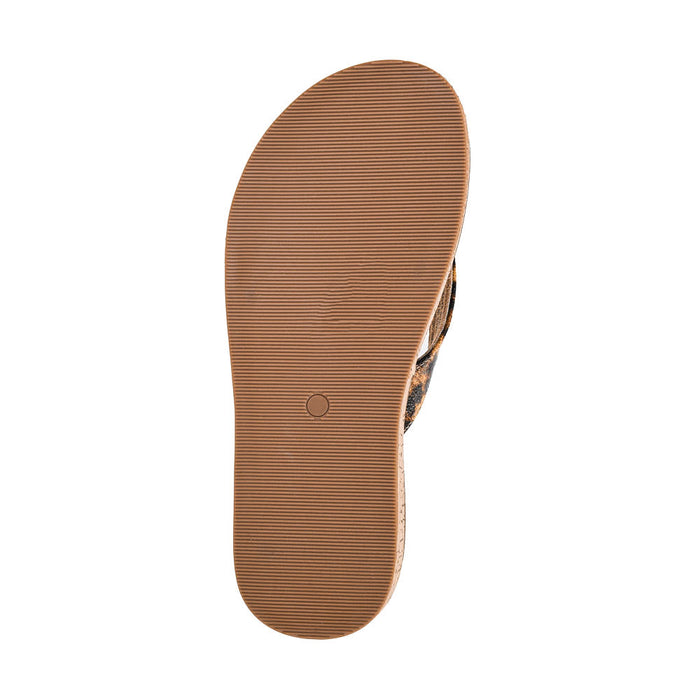 Corkys Footwear Women's Leopard Off The Deep End Wedge Sandal