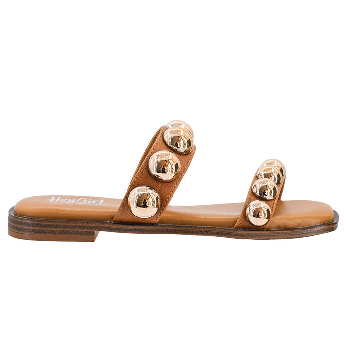 Corkys Footwear Women's Cognac Flat Sandal