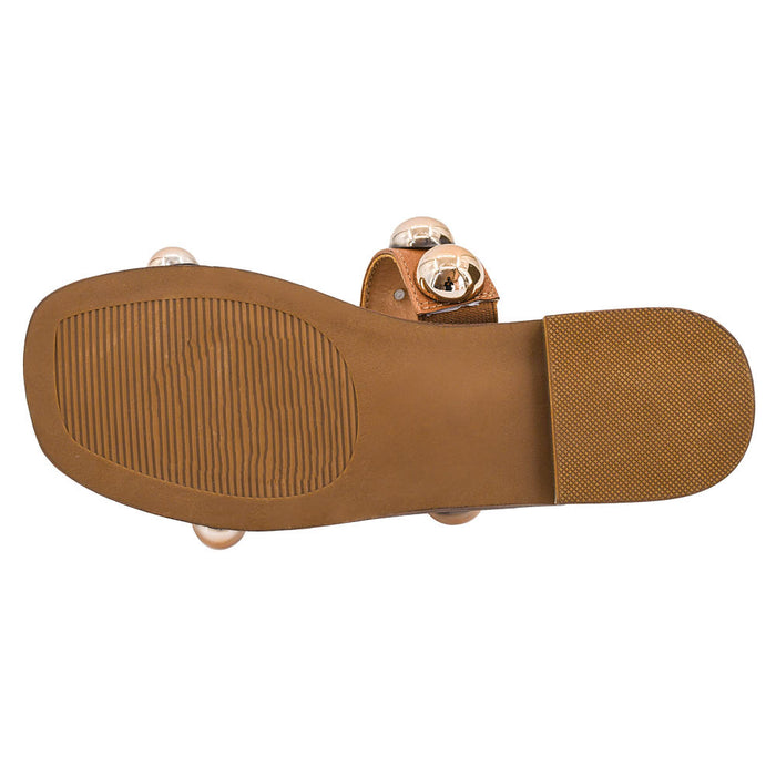 Corkys Footwear Women's Cognac Flat Sandal
