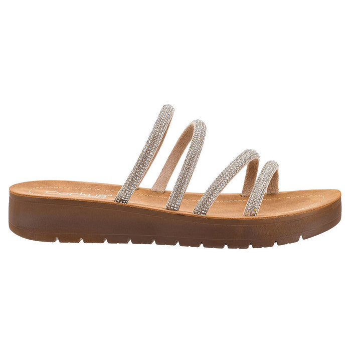 Corkys Footwear Women's Rhinestone Beaded Sandal
