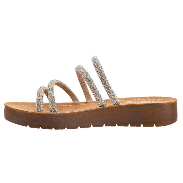 Corkys Footwear Women's Rhinestone Beaded Sandal