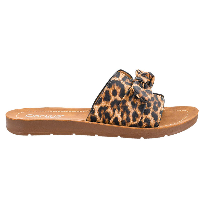 Corkys Footwear Women's Leopard Too Cute Sandal