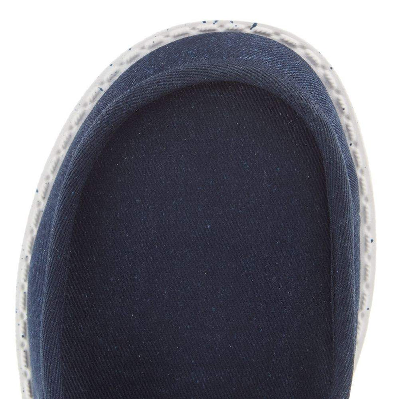 Hey Dude Youth Wally Canvas Navy Casual Shoe