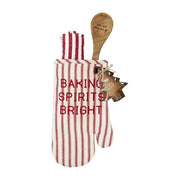 Mud Pie Baking Oven Mitt Towel Set
