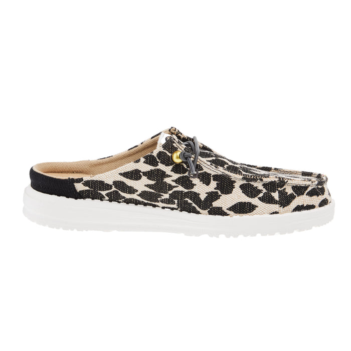 Hey Dude Womens Wendy Classic Leopard Slip On Shoe