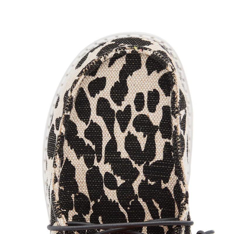 Hey Dude Womens Wendy Classic Leopard Slip On Shoe