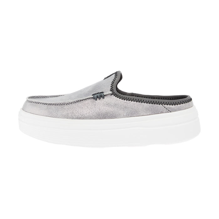 Hey Dude Women`s Austin Lift Classic Metallic Charcoal Shoes