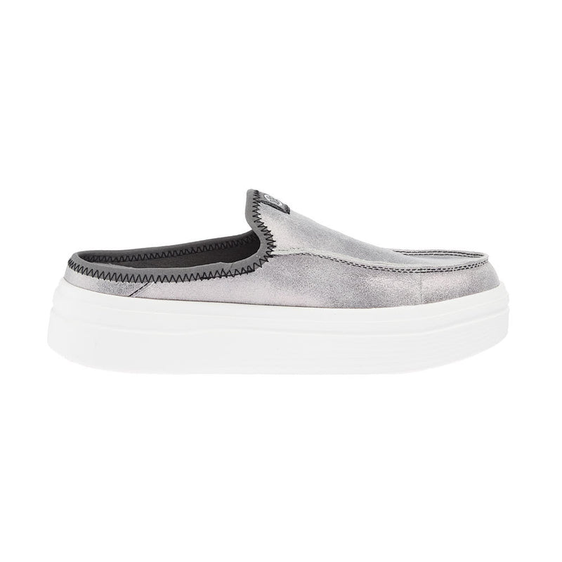Hey Dude Women`s Austin Lift Classic Metallic Charcoal Shoes