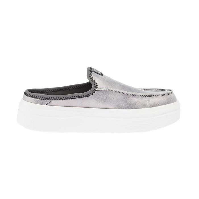 Hey Dude Women`s Austin Lift Classic Metallic Charcoal Shoes