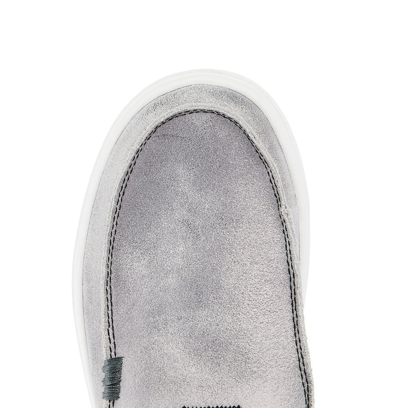 Hey Dude Women`s Austin Lift Classic Metallic Charcoal Shoes