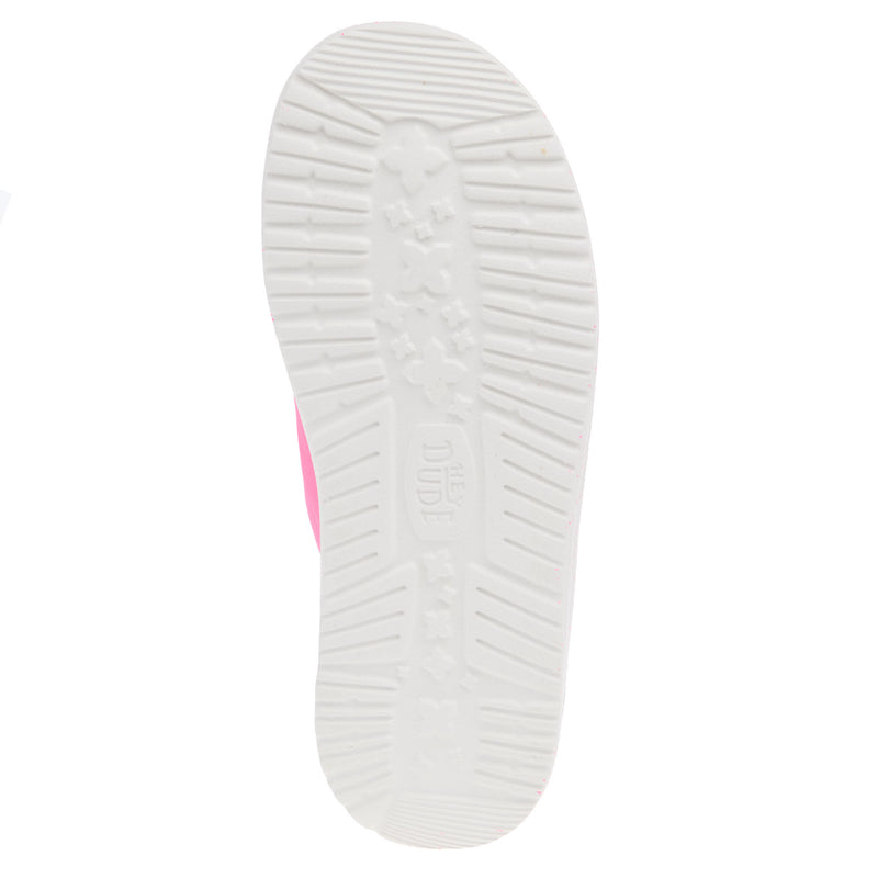 Hey Dude Youth Wendy Pink Canvas