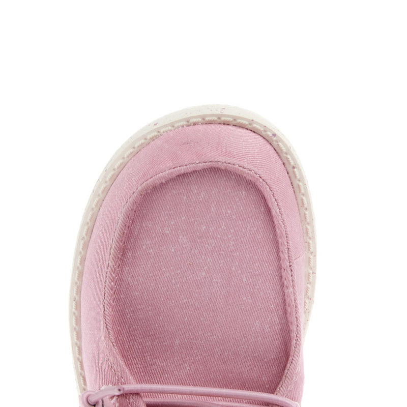 Hey Dude Kid's Wendy Strech Canvas Cameo Pink Casual Shoe