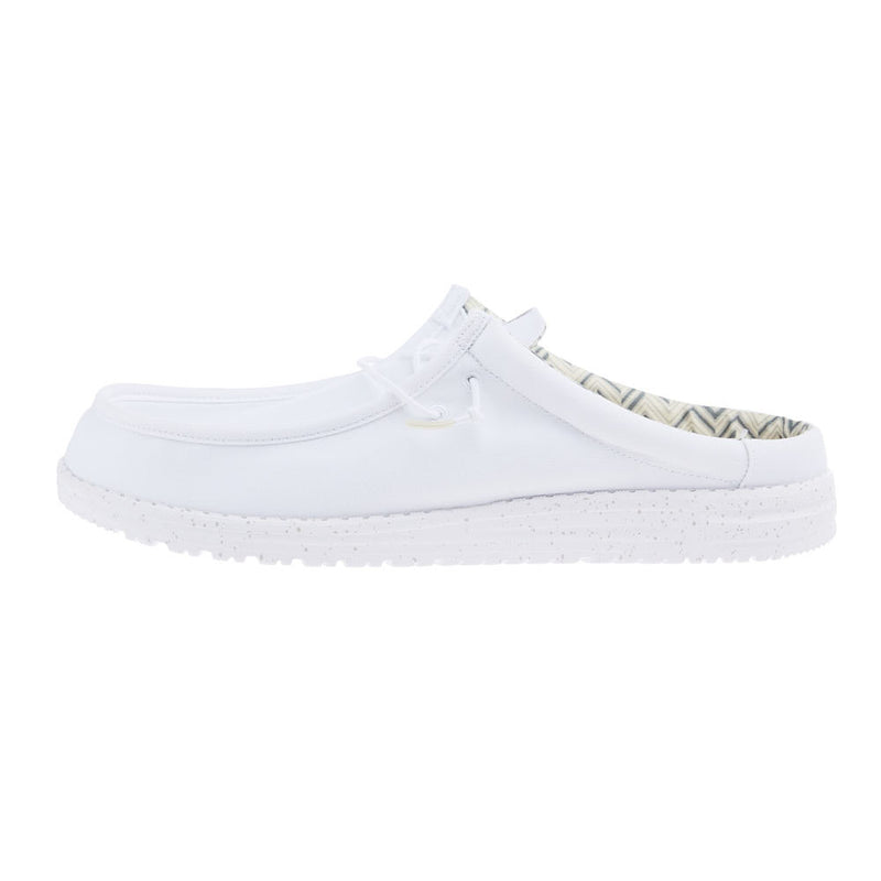 Hey Dude Men's Wally Slip On White Casual Shoe