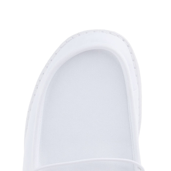 Hey Dude Men's Wally Slip On White Casual Shoe