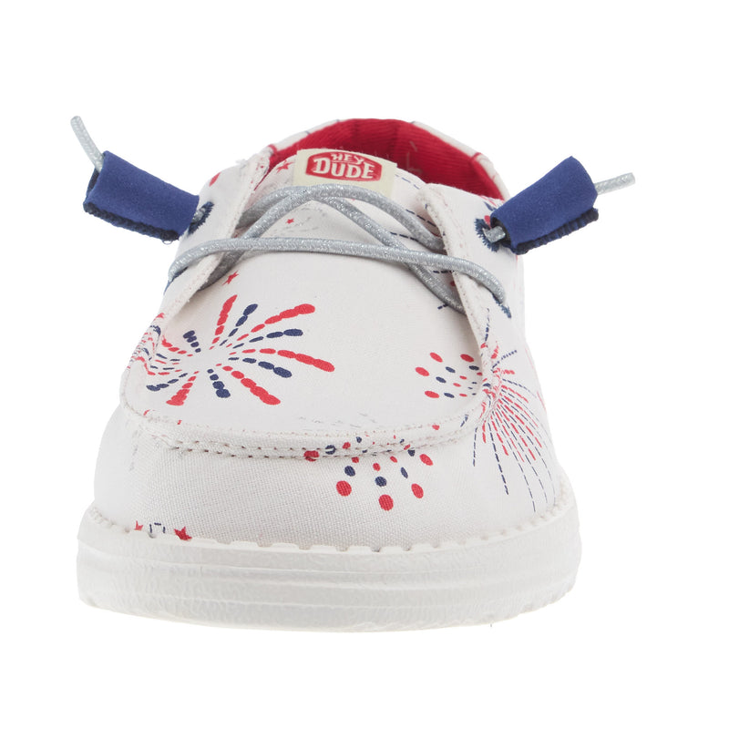 Hey Dude Womens Wendy Fireworks Casual Shoe