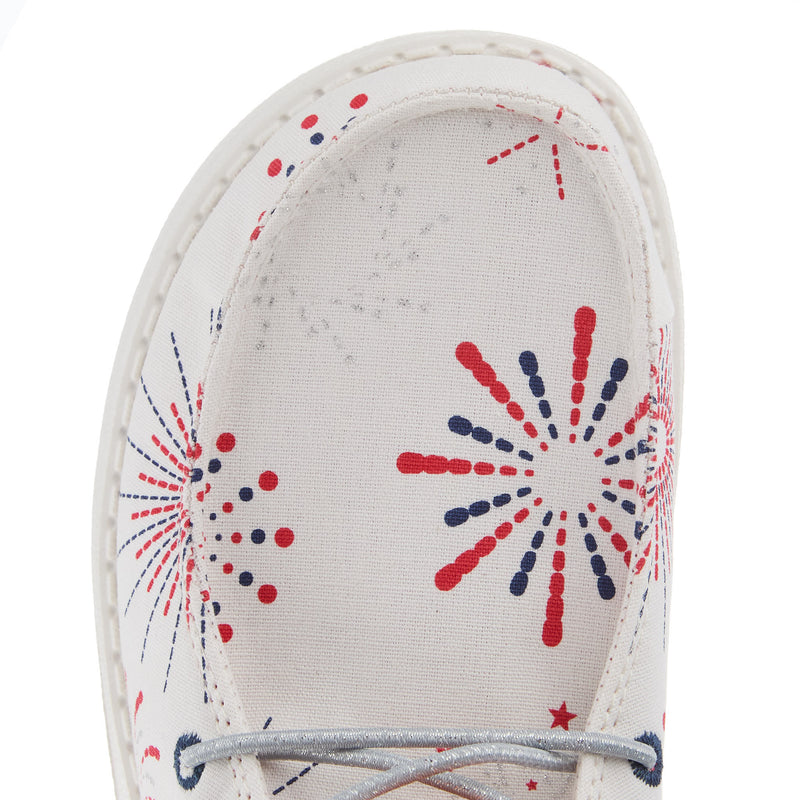 Hey Dude Womens Wendy Fireworks Casual Shoe