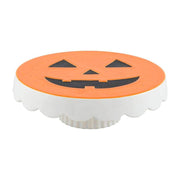 Mud Pie Jack O Lantern Pedestal/Reindeer Chip Server