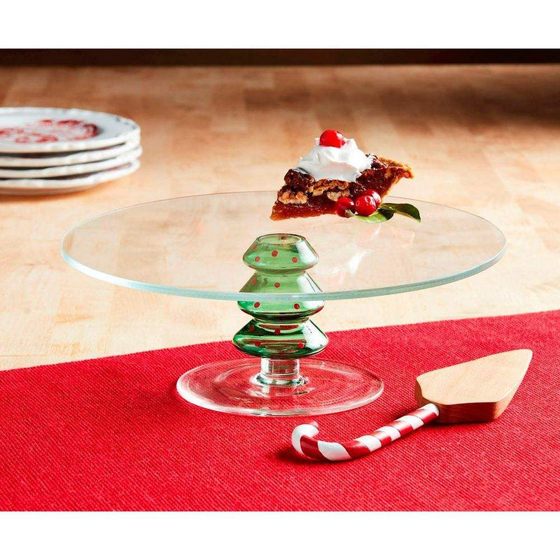 Mud Pie Glass Tree Pedestal Set