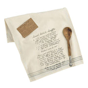 Mud Pie Thanksgiving Recipe Spoon and Towel Set
