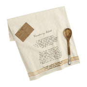 Mud Pie Thanksgiving Recipe Spoon and Towel Set