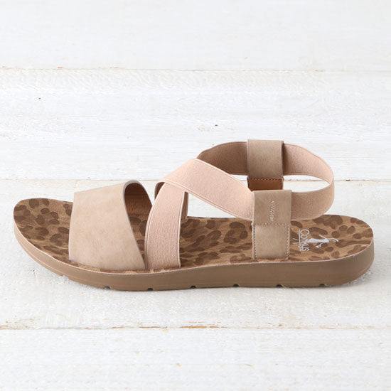 Corkys Footwear Tan Thrive Sandals