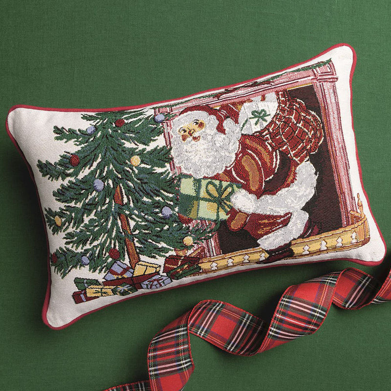 Mud Pie Christmas Tapestry Pillow