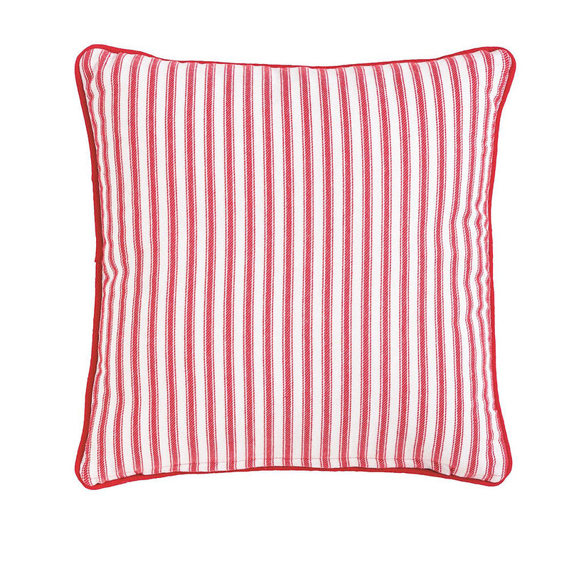 Mud Pie Reversible Lattice Quilted Pillow