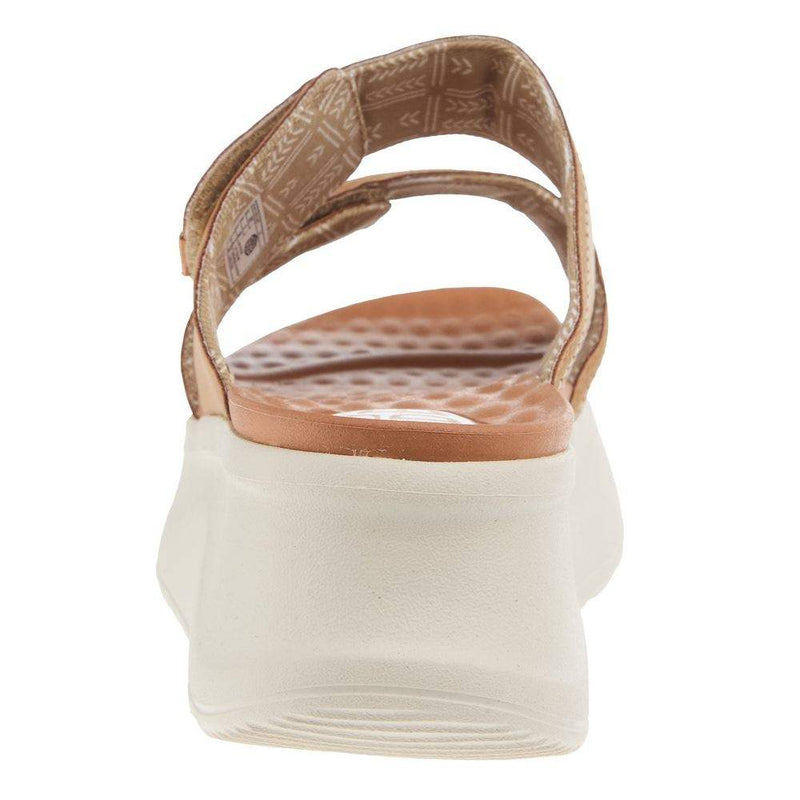 Hey Dude Womens Delray Slide Tan Sandal