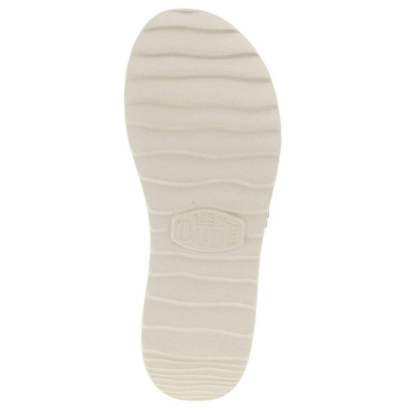 Hey Dude Womens Delray Slide Tan Sandal
