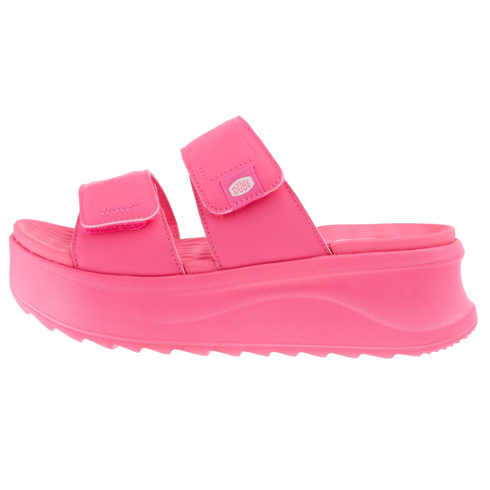 Hey Dude Mens Phoenix Tropical Sail On Sailor pink Slide Sandals size 12 Hey Dude Men main image 2