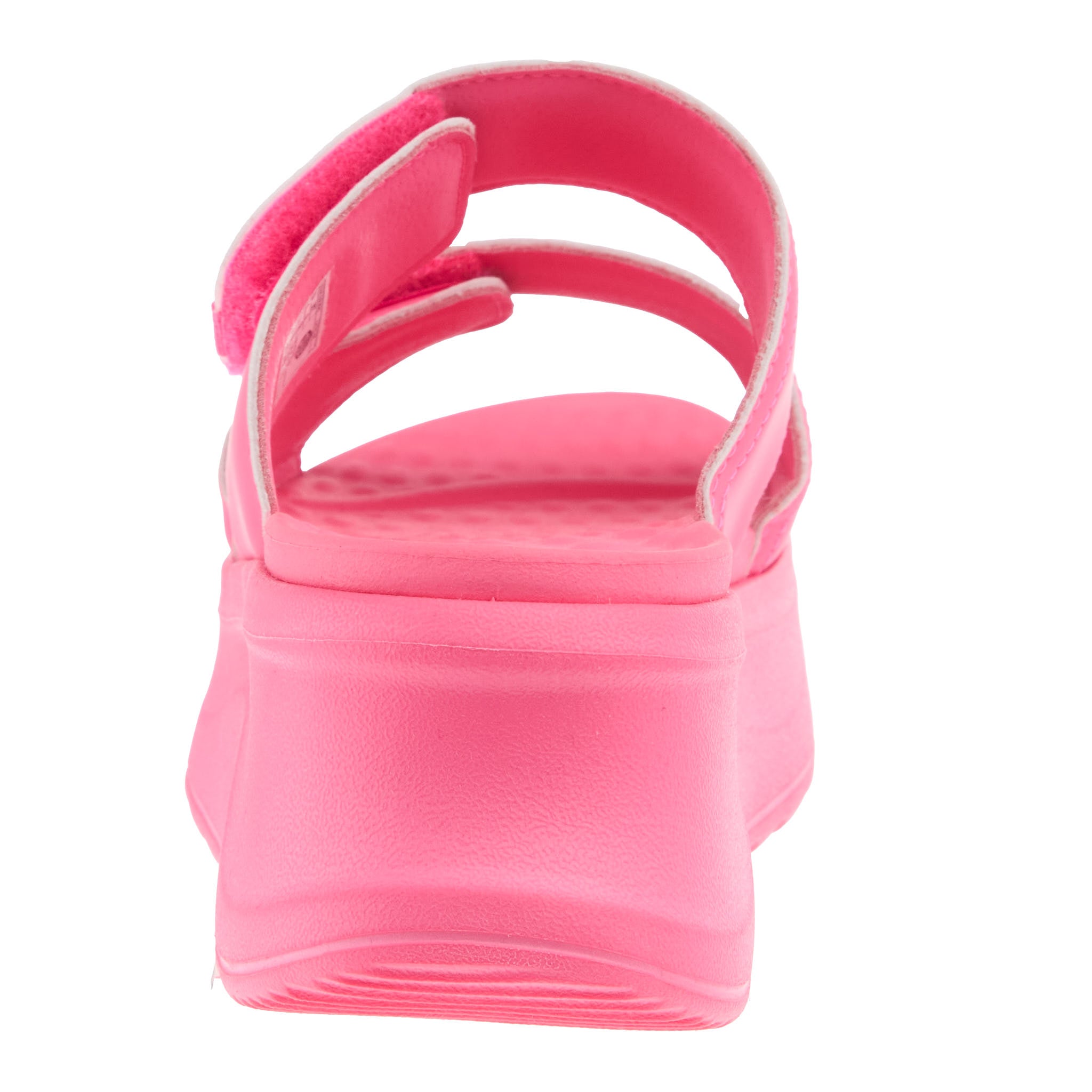 でゅーど Hey Dude Womens Delray Slide Mono Electric Pink Sandal