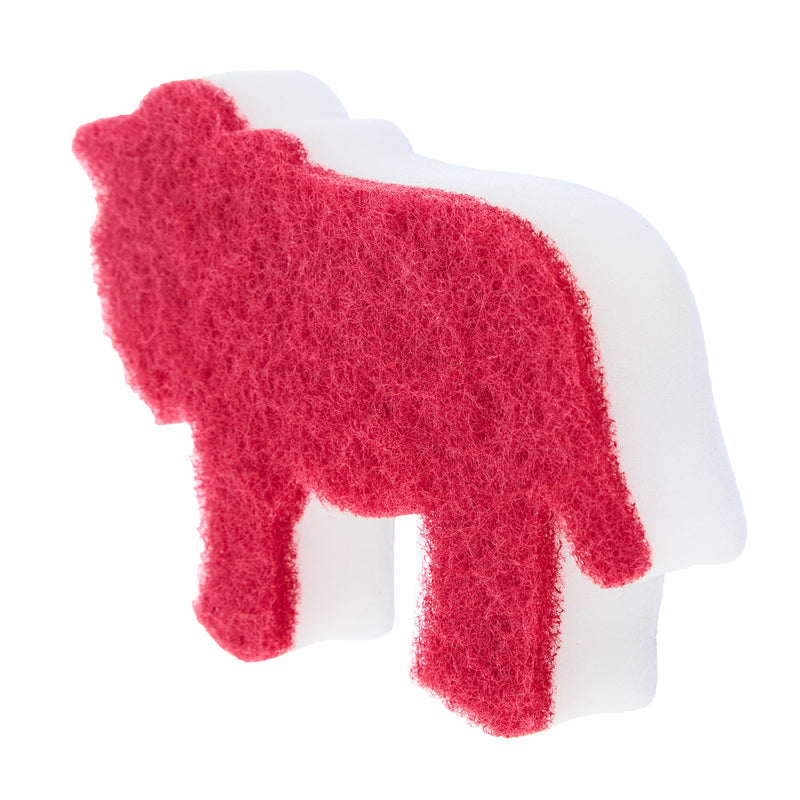 Mud Pie Christmas Cow Sponge