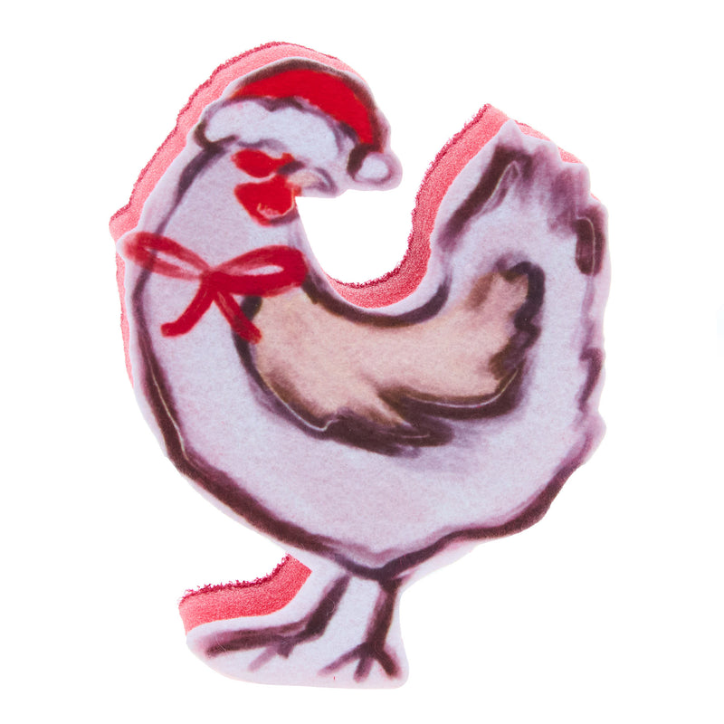 Mud Pie Christmas Hen Sponge