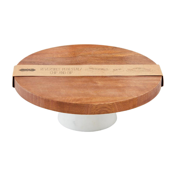 Mud Pie Reversible Chip/Dip Pedestal Server