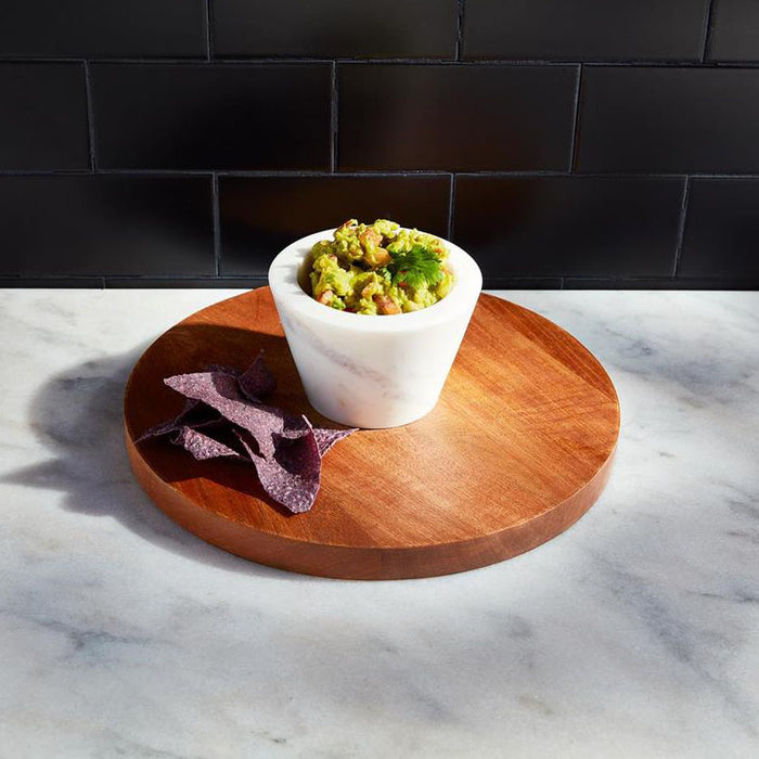 Mud Pie Reversible Chip/Dip Pedestal Server