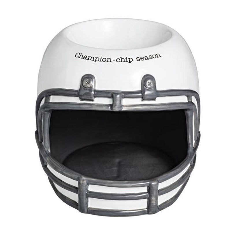 Mud Pie Football Helmet Chip & Dip Bowl