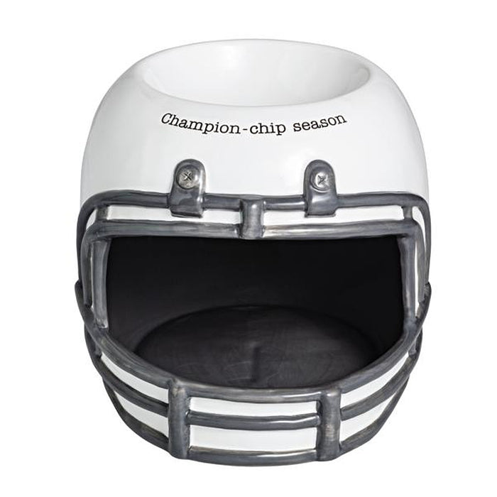 Mud Pie Football Helmet Chip & Dip Bowl