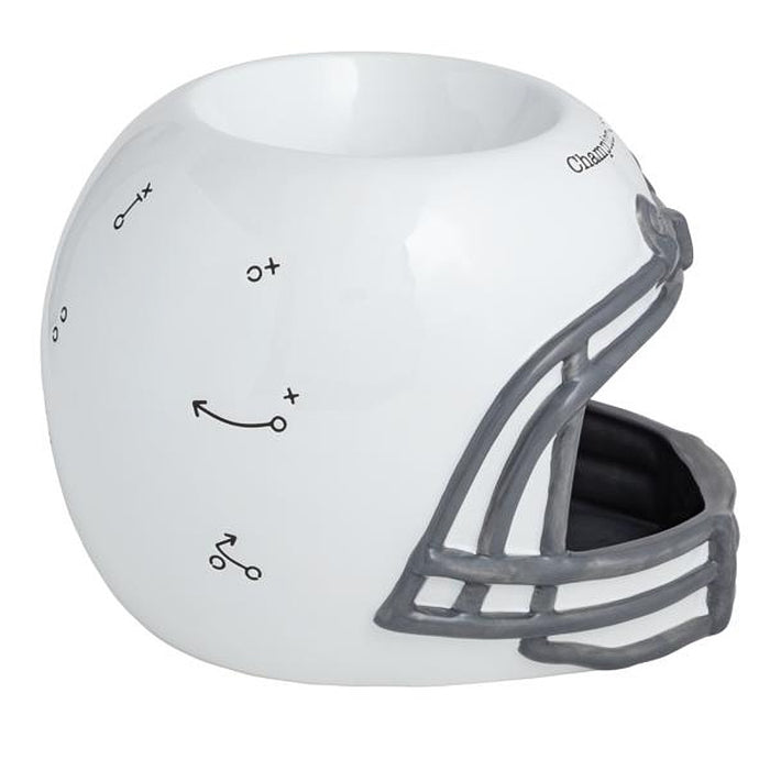 Mud Pie Football Helmet Chip & Dip Bowl