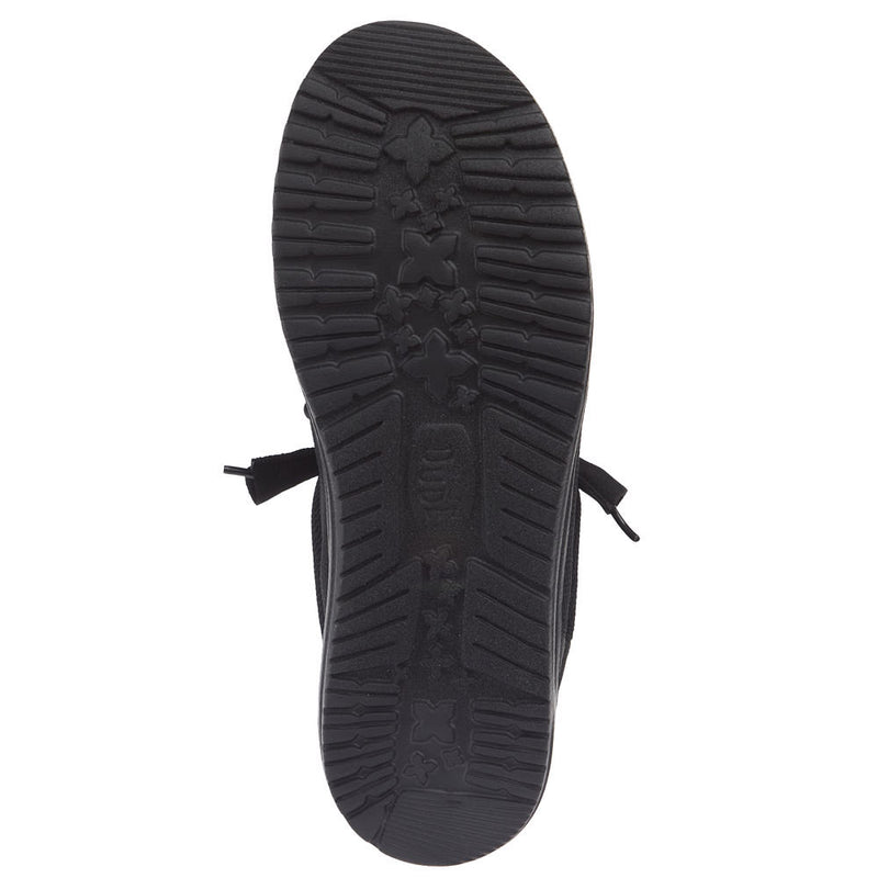 Hey Dude Men's Wally Funk Mono Black Wide