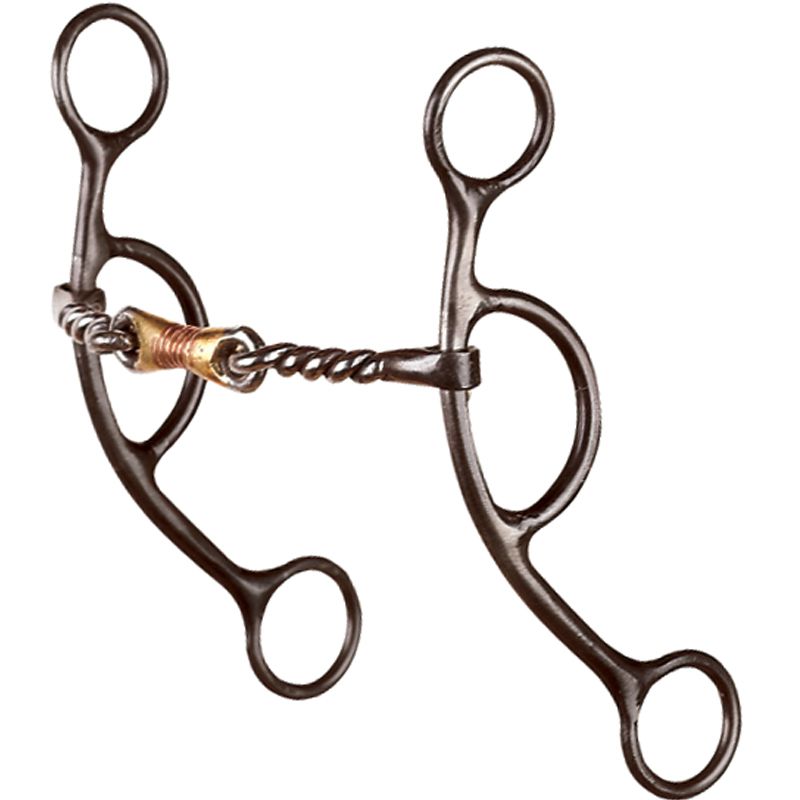 Gag Bit 7 in Cheek Twisted Dogbone