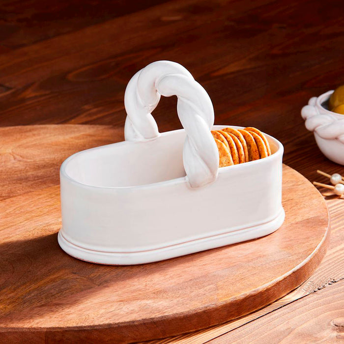 Mud Pie Twisted Handle Tidbit