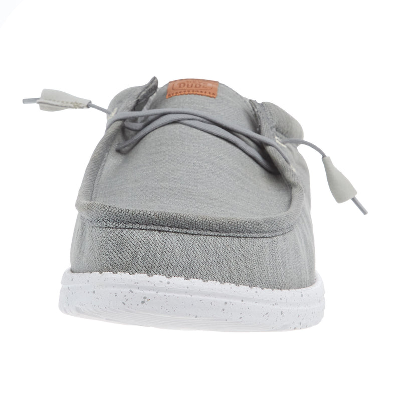 Hey Dude Men`s Wally Elevated Basic Grey Casual Shoe