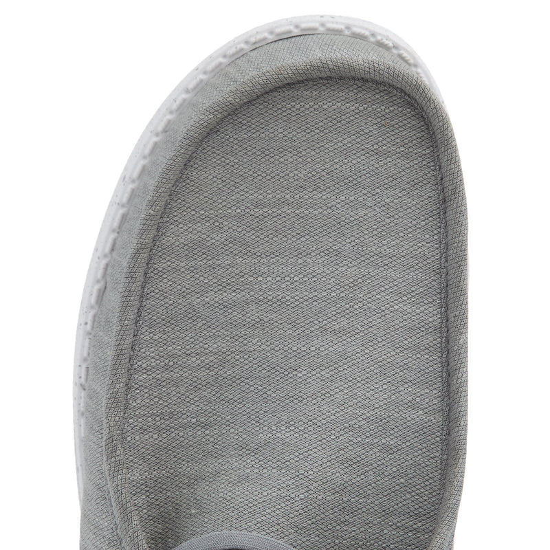 Hey Dude Men`s Wally Elevated Basic Grey Casual Shoe