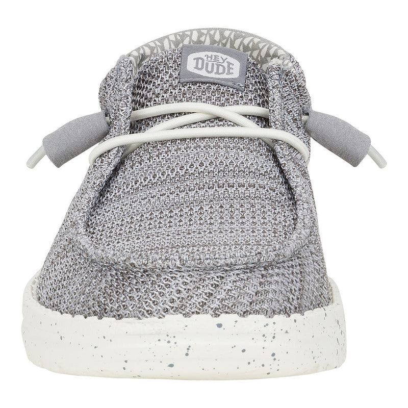 Hey Dude Women's Wendy Stretch Mesh Light Grey Casual