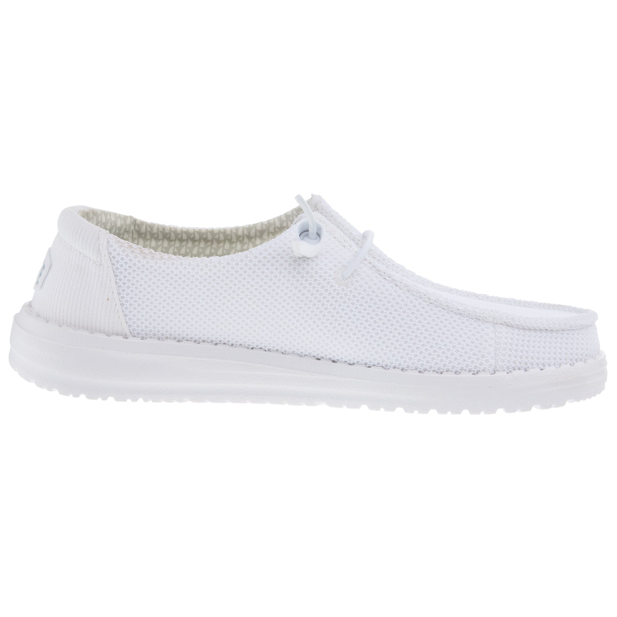 Hey Dude Womens Wendy Stretch Mesh White Casual display picture 1