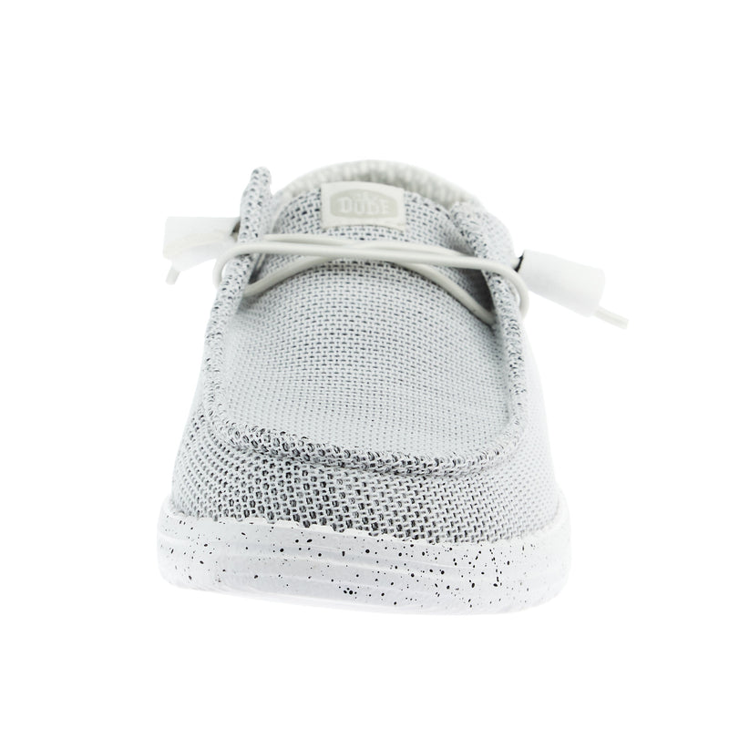 Hey Dude Women`s Stone White Wendy Stretch Sox Casual