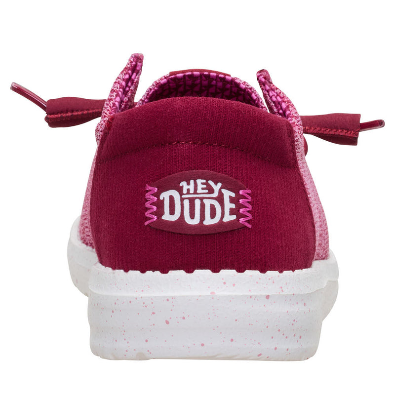 Hey Dude Women's Wendy Stretch Sox Rumba Red Casual