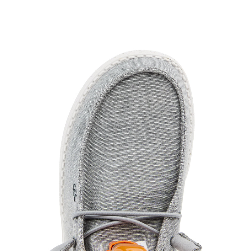 Hey Dude Womens Wendy Chambray Grey Casual Shoe