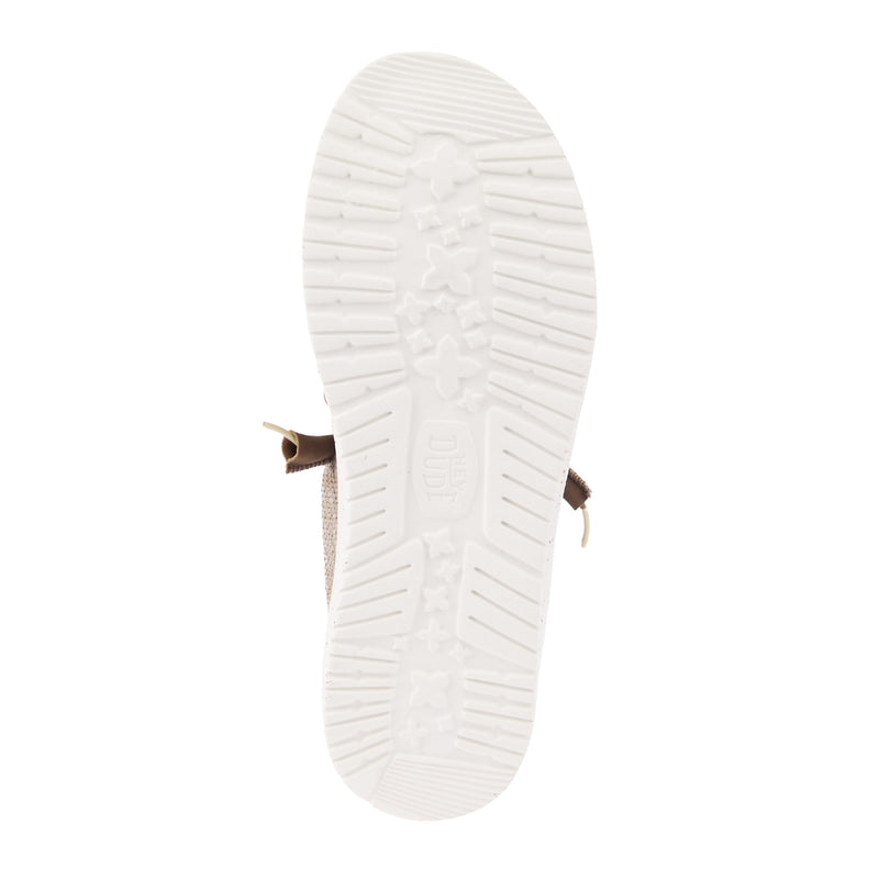 Hey Dude Men`s Tan Wally Stretch Sox Casual Shoe